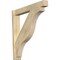 Ekena Millwork Funston Block Rough Sawn Outlooker, Douglas Fir, 6"W x 38"D x 38"H OUT06X38X38FST05RDF - alternate 1